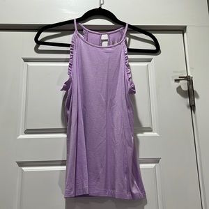 Lilly Pulitzer Lavender Ruffle Tank Top